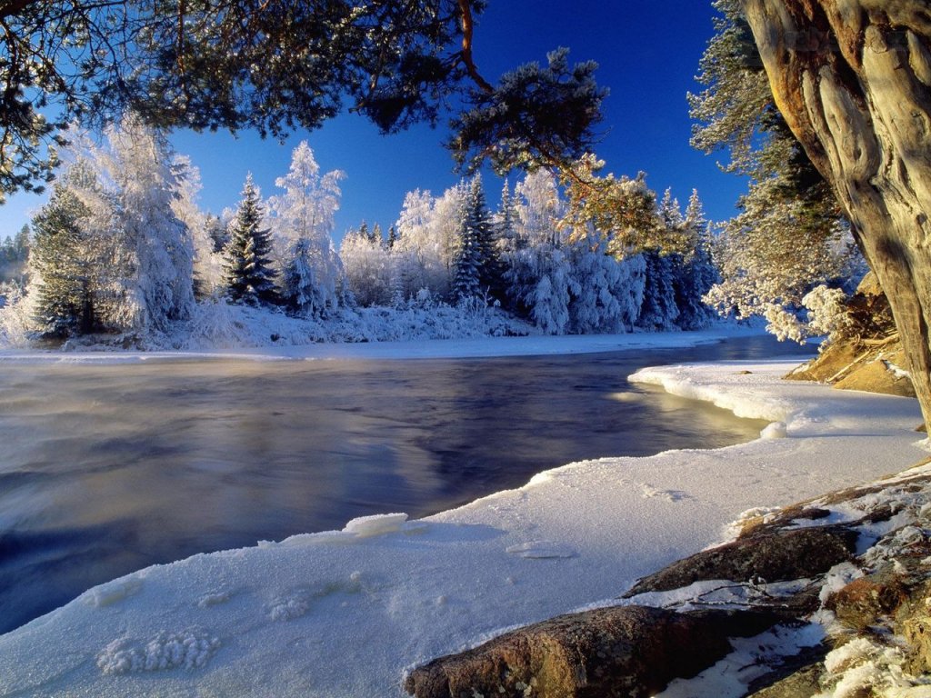 Foto: Dal River, Dalarna, Sweden