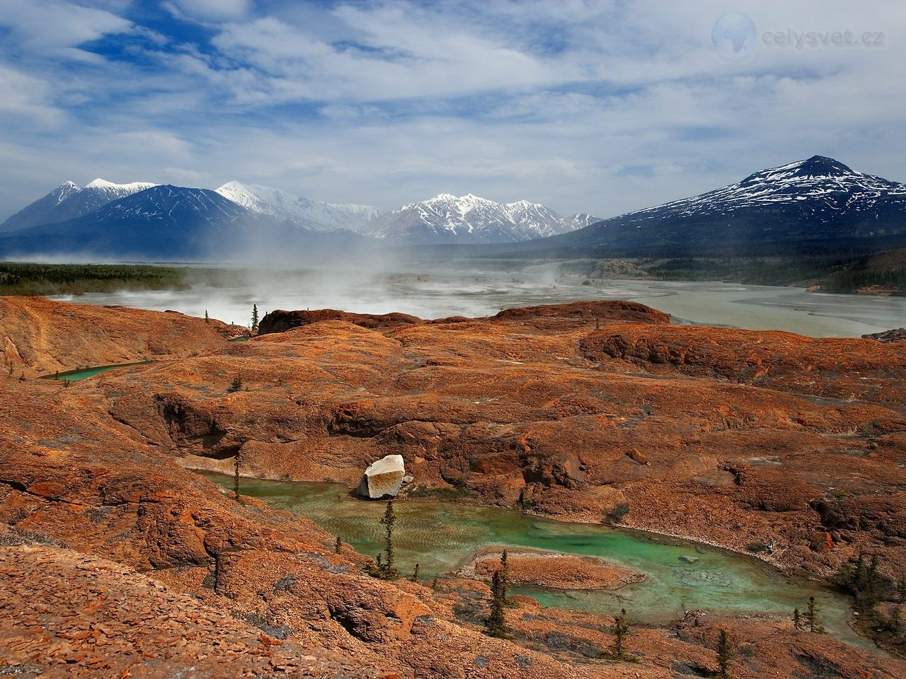 Foto: Lakes Along Alsek River, Yukon, Canada