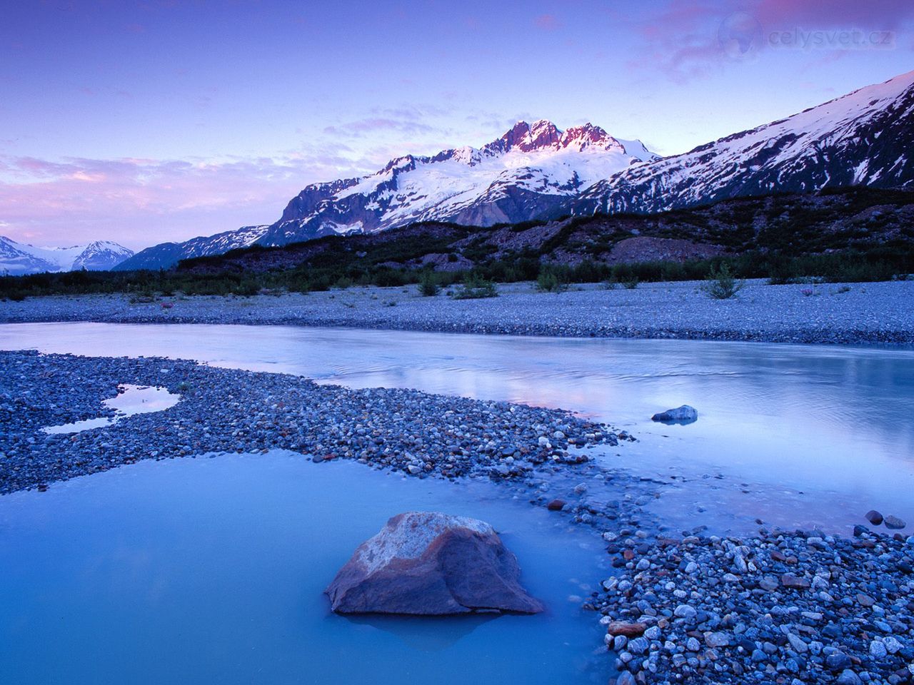 Foto: Glacial Pool, Alsek River, Bristish Columbia, Canada