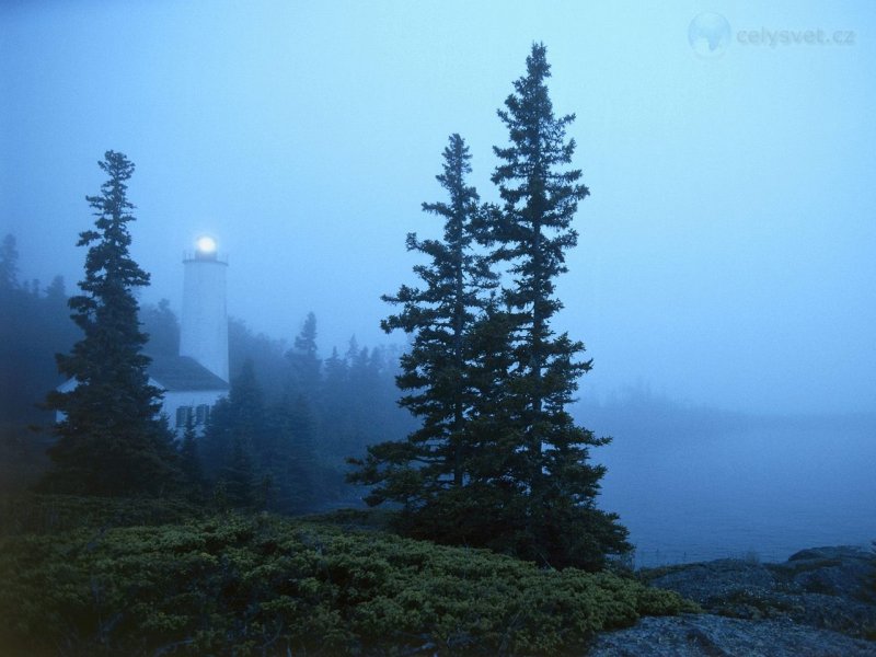 Foto: Rock Harbor Lighthouse, Isle Royale National Park, Michigan