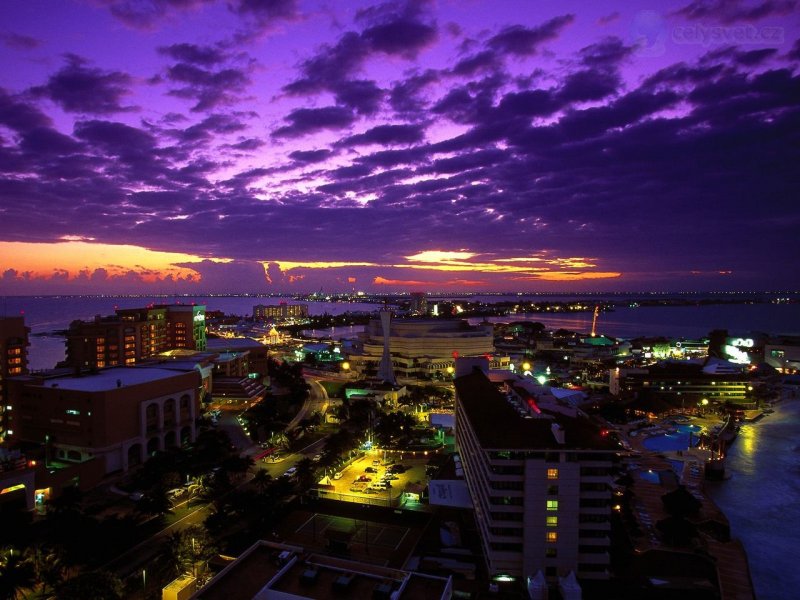 Foto: Cancun At Twilight, Mexico